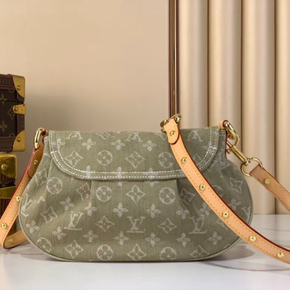 Louis Vuitton Sunset Khaki Denim 27cm M27210