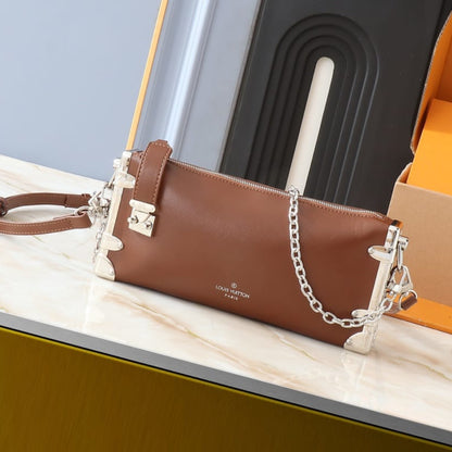 Louis Vuitton Slim Trunk Brown 23Cm M29088