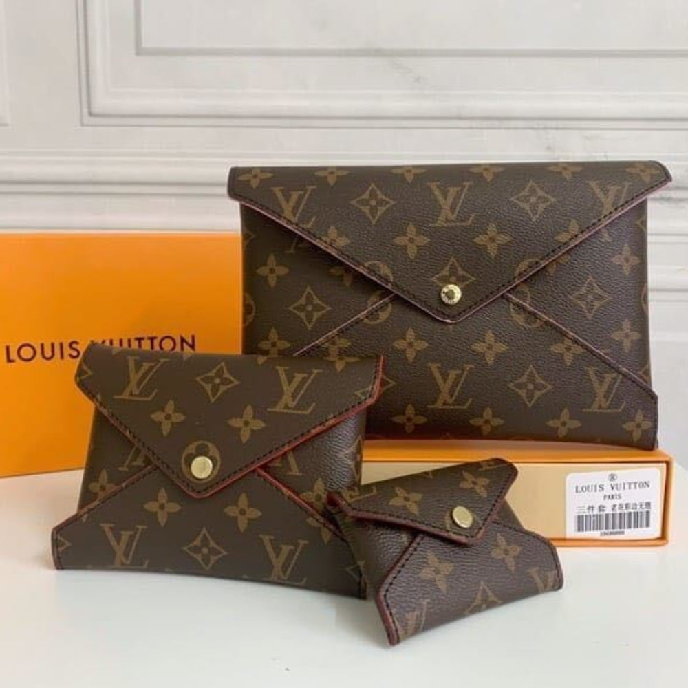 Louis Vuitton Kirigami Pochette Monogram Brown 23cm M62034