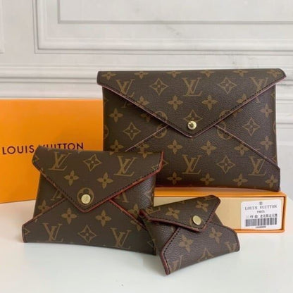 Louis Vuitton Kirigami Pochette Monogram Brown 23cm M62034