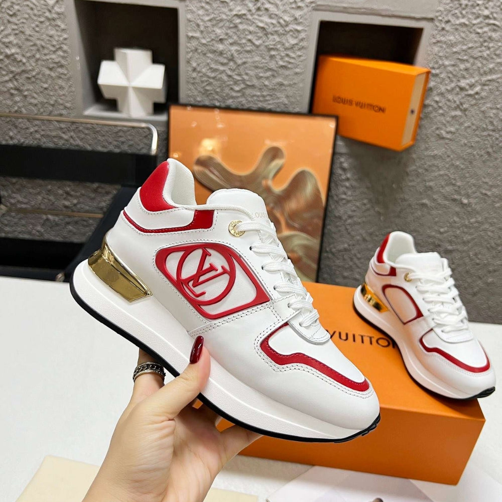 Louis Vuitton Neo Run Away Sneaker White And Red