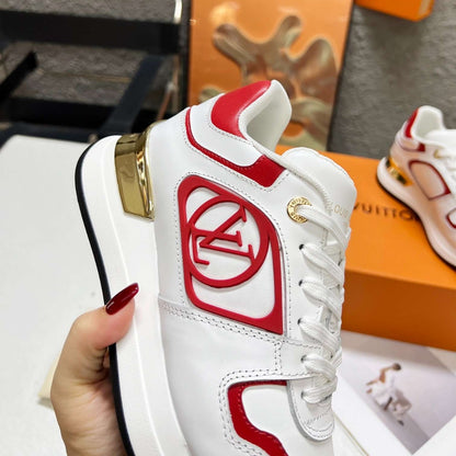 Louis Vuitton Neo Run Away Sneaker White And Red