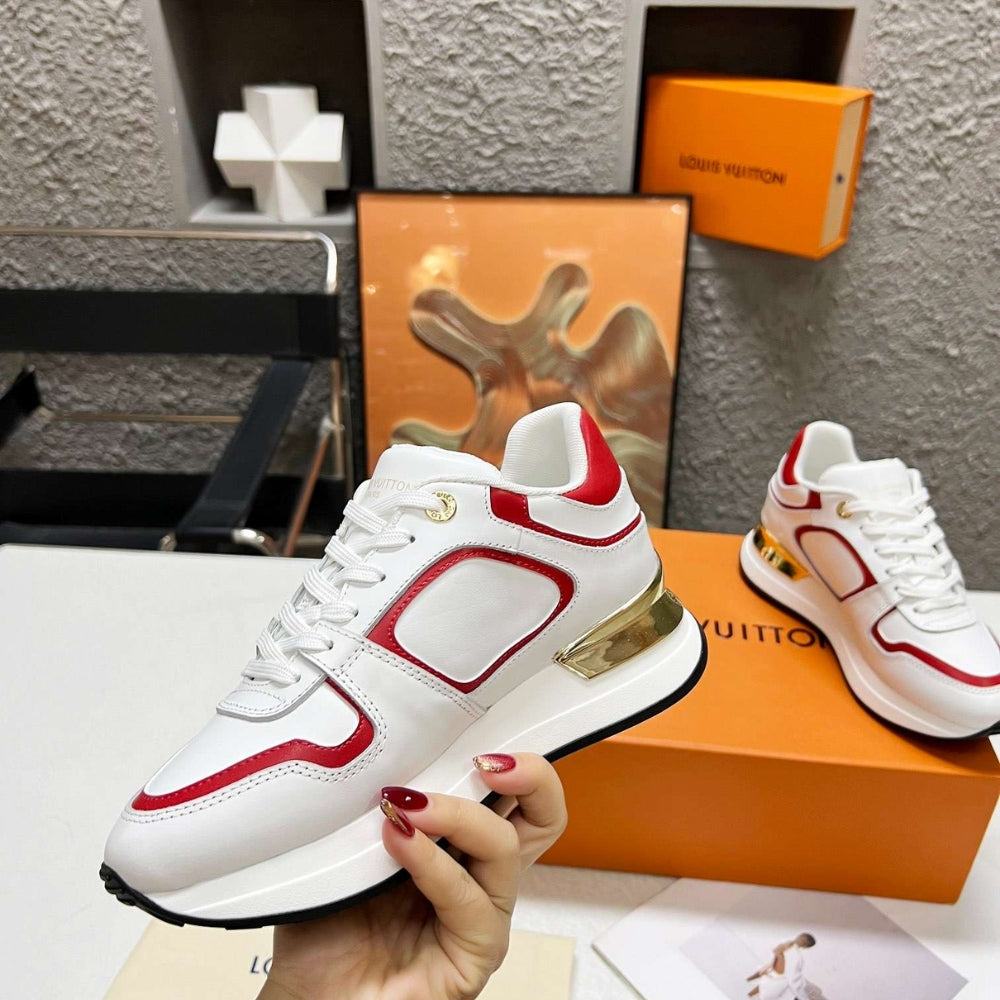 Louis Vuitton Neo Run Away Sneaker White And Red