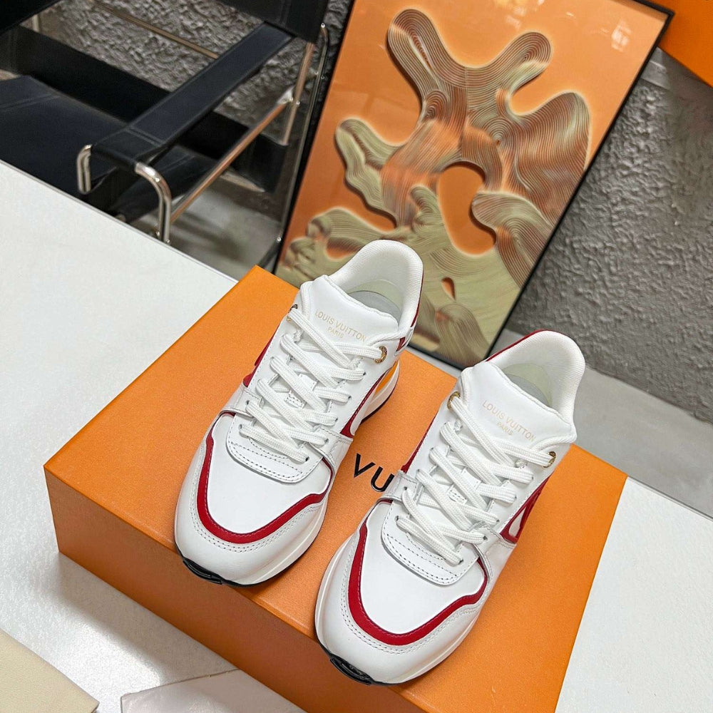 Louis Vuitton Neo Run Away Sneaker White And Red