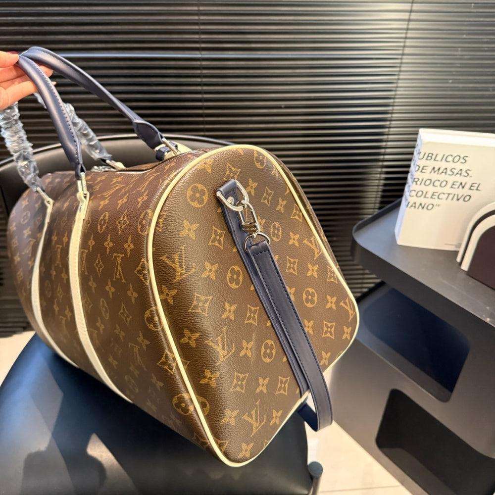 Louis Vuitton Keepall Bandoulière 50 Monogram Canvas Light Yellow 45cm