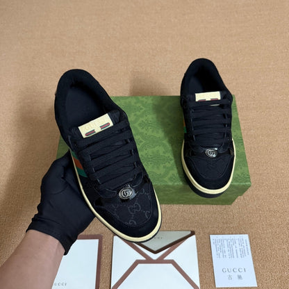 Gucci Women Screener Sneaker Black