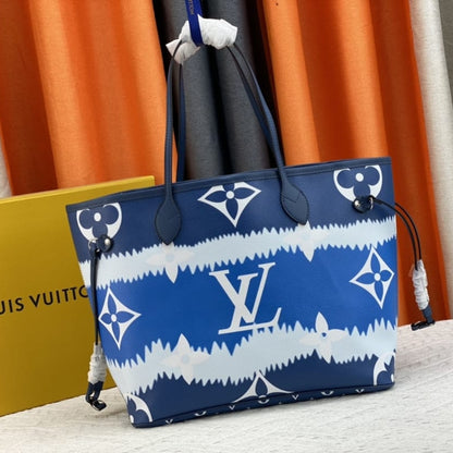 Louis Vuitton Neverfull MM Monogram Escale Blue 31Cm