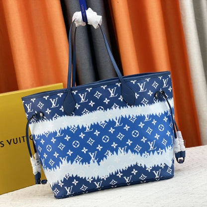 Louis Vuitton Neverfull MM Monogram Escale Blue 31Cm