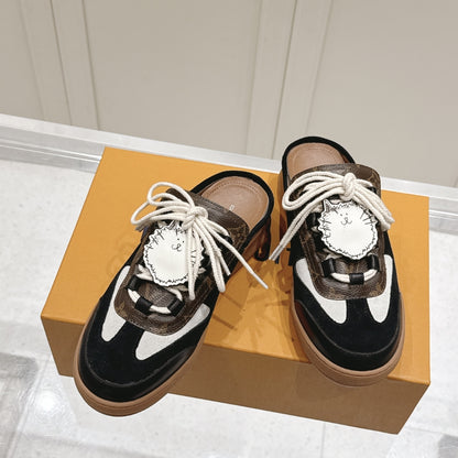Louis Vuitton Lous Open Sneakers Black 1ABVQ9