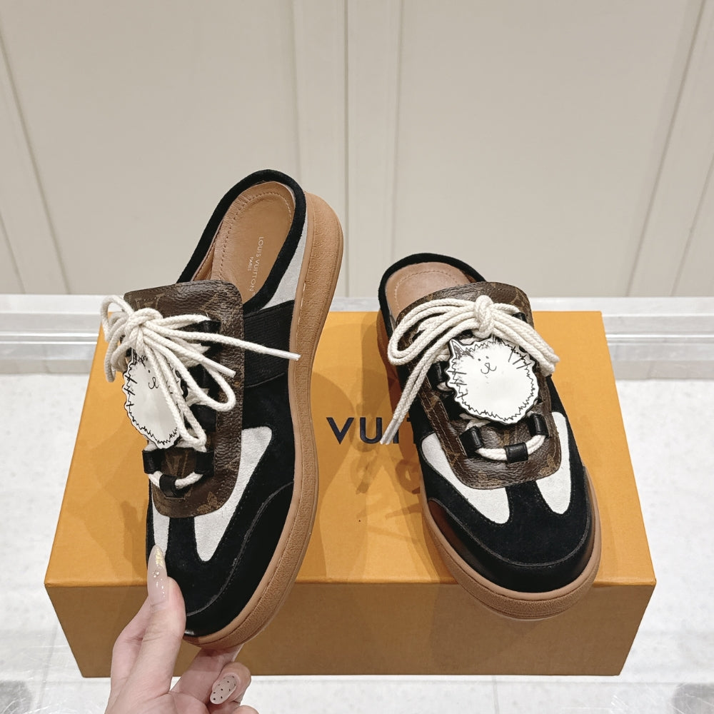 Louis Vuitton Lous Open Sneakers Black 1ABVQ9