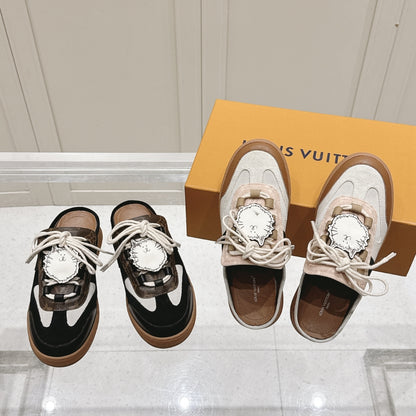 Louis Vuitton Lous Open Sneakers Black 1ABVQ9