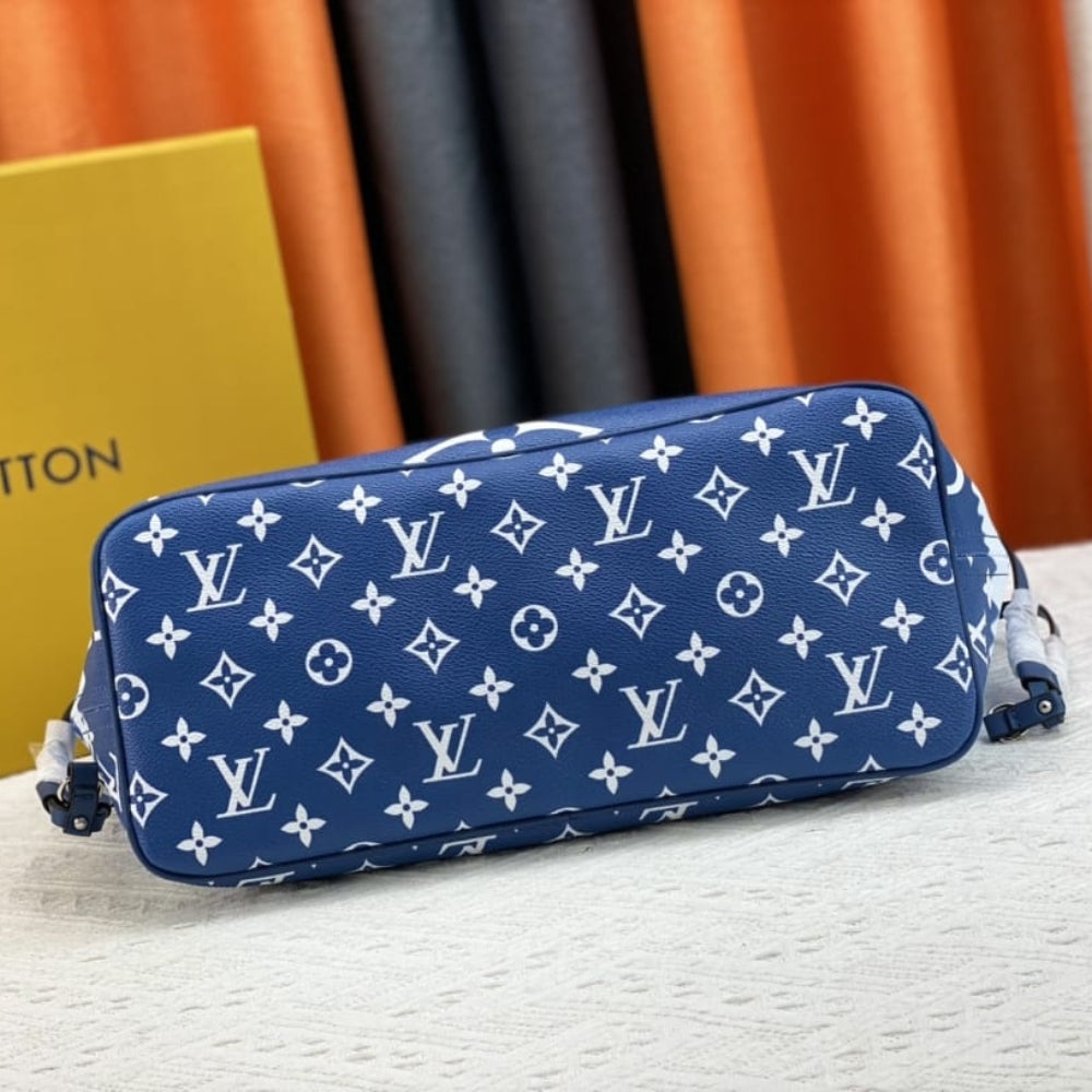 Louis Vuitton Neverfull MM Monogram Escale Blue 31Cm