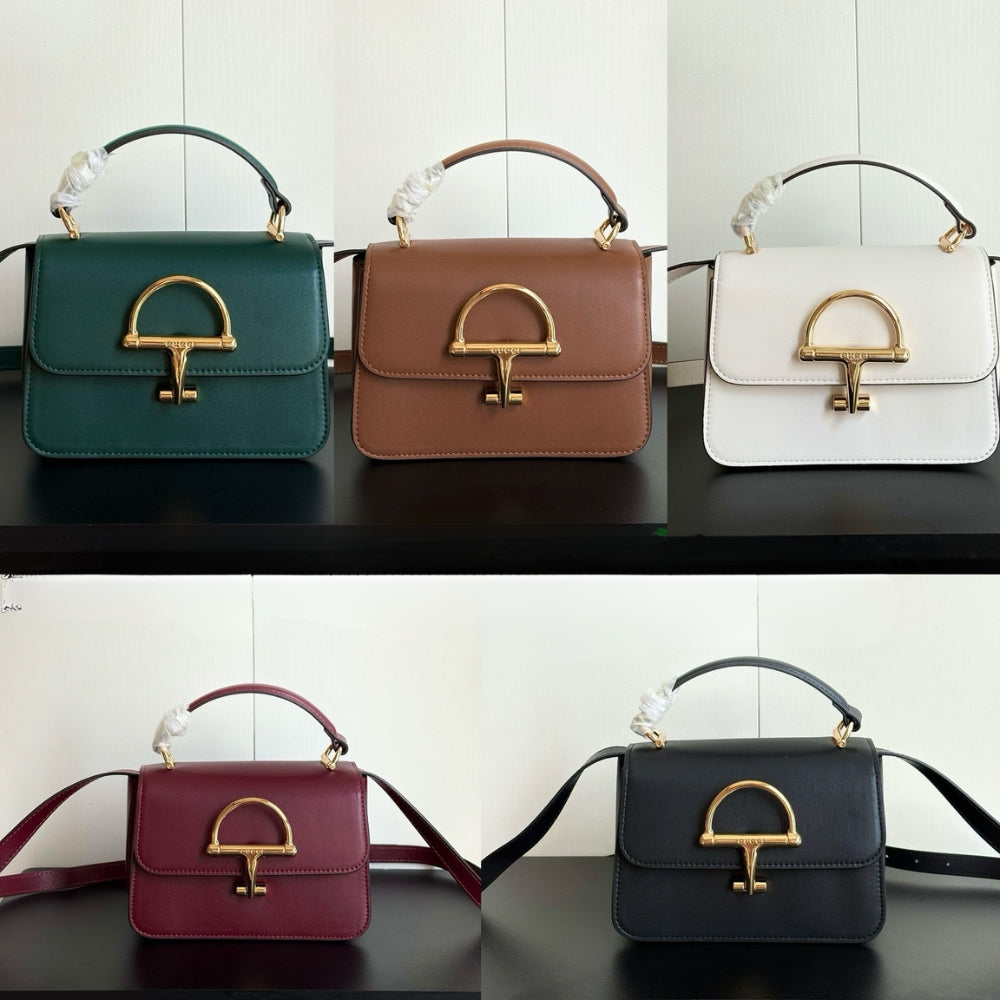 Gucci Siena Small Top Handle Bag Ivory Leather 19Cm