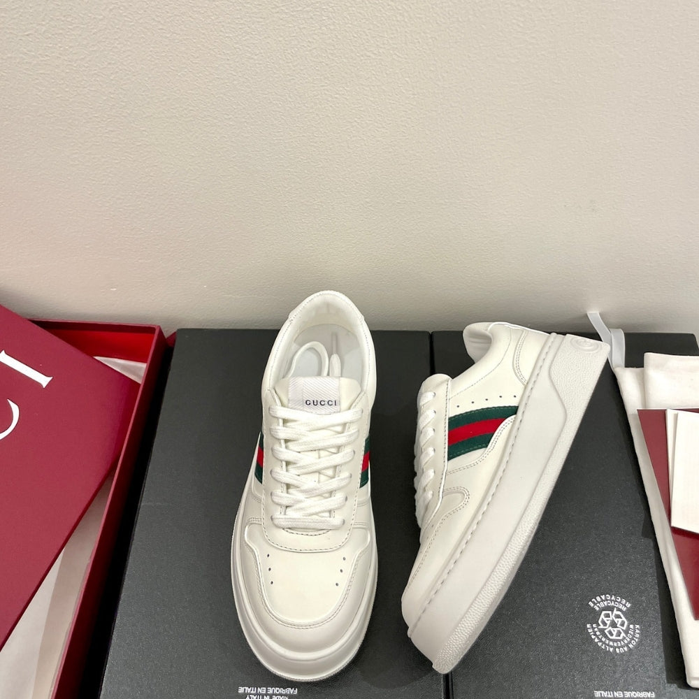 Gucci Women Chunky Trainers White Leather