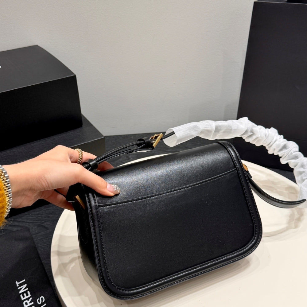 Saint Laurent Solferino Medium In Box Black 29Cm
