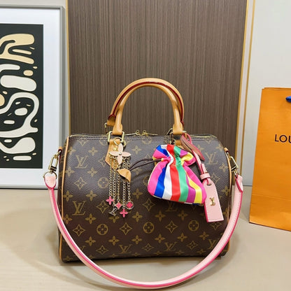 Louis Vuitton Speedy Soft 30 Monogram Canvas Brown 30Cm M26498