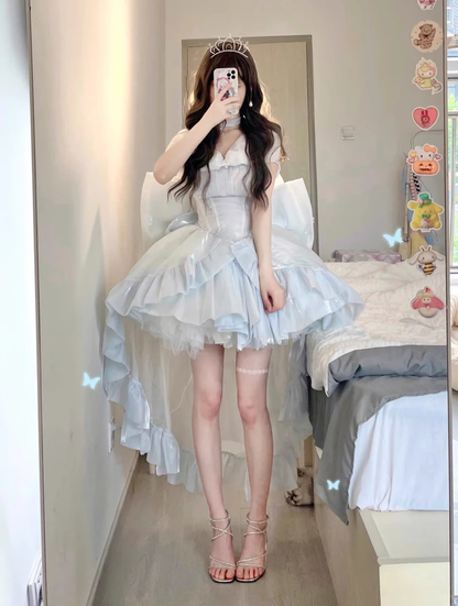 Retro Ball Gown Tulle Homecoming Dresses Birthday Outfits