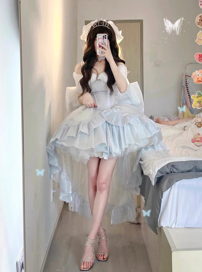 Retro Ball Gown Tulle Homecoming Dresses Birthday Outfits