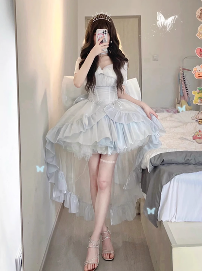 Retro Ball Gown Tulle Homecoming Dresses Birthday Outfits