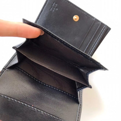 Gucci Padlock Wallet Black 11Cm