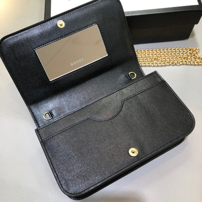 Gucci Horsebit 1955 Wallet With Chain Black 20Cm 621892 0YK0G 1000