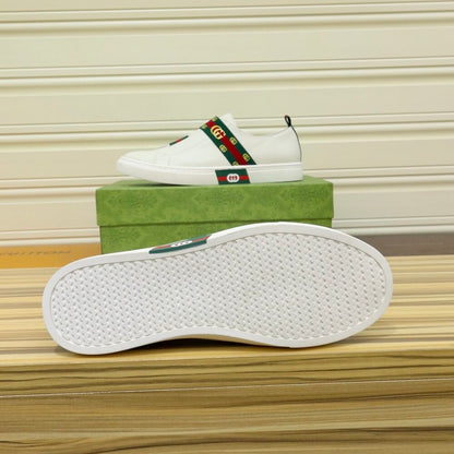 Gucci GG Slip On Sneaker Leather White