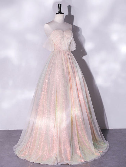 New Shiny  A Line Off The Shoulder Lace Long Prom Dresses ,Off The Shoulder Lace Long  Formal Evening Dresses GG083