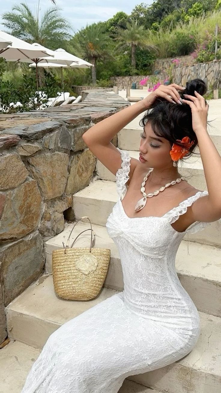 Cute Mermaid Sweetheart White Lace  Applique Long Prom Dress,Evening Dress GG1122