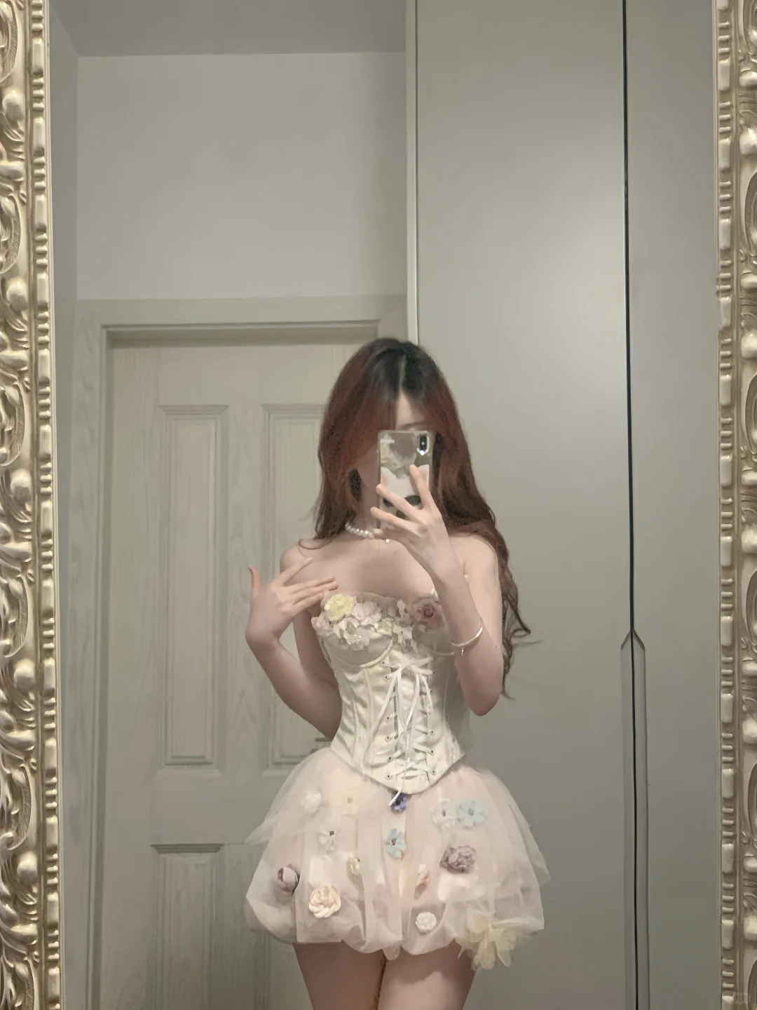 Pretty A Line Strapless Satin Tulle Applique Short Prom Dress,Homecoming Dress,Birthday Dress GG3370