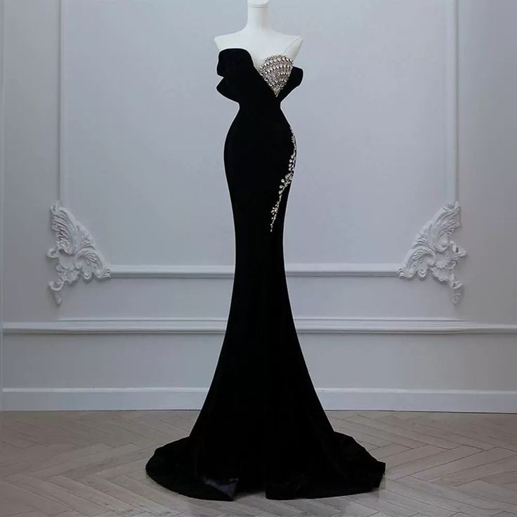 Gorgeous Mermaid Sweetheart Neck Satin Beading Long Prom Dress ,Evening Dress GG515