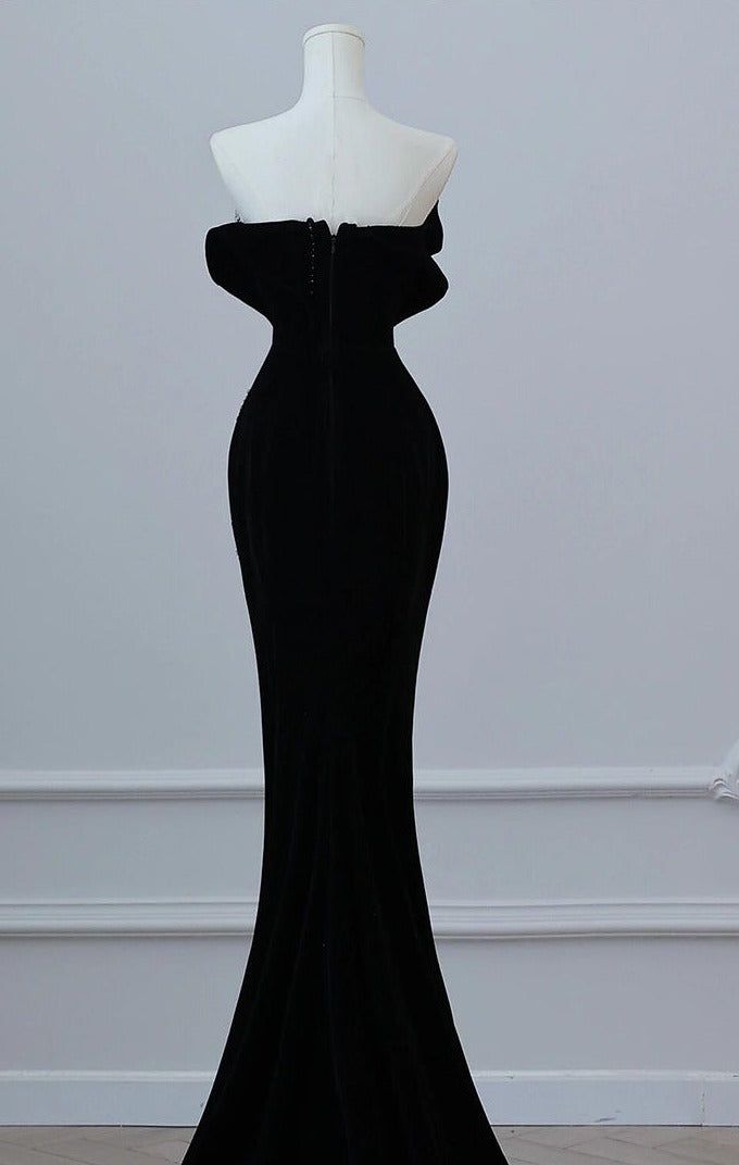 Gorgeous Mermaid Sweetheart Neck Satin Beading Long Prom Dress ,Evening Dress GG515