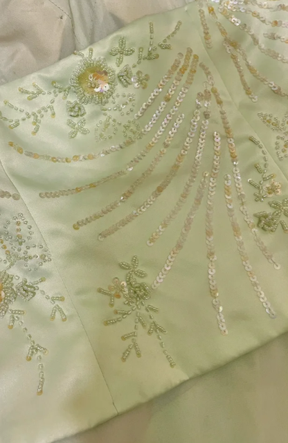 Pretty A Line Halter Satin Tiered Chiffon Sequin Without Sleeves Long Prom Dress,Evening Dress GG5618