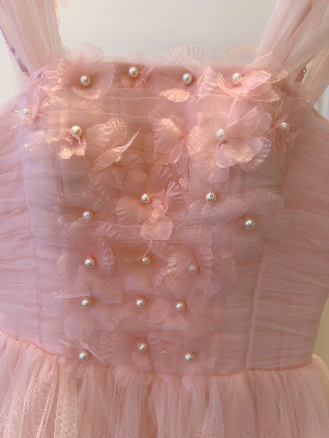 Adorable Pink Homecoming Dress Beads Appliques Birthday Dress GG5922