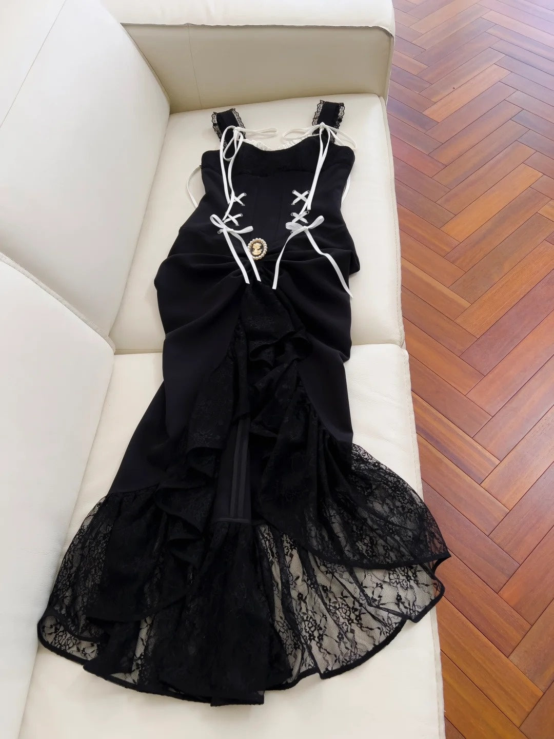 Alluring Sheath Black Homecoming Dress Lace Gathered Birthday Dress GG5946