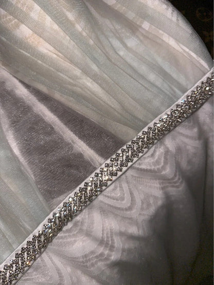 Graceful Halter Neck Wedding Dress, Beaded Mermaid Bridal Dress GG6069