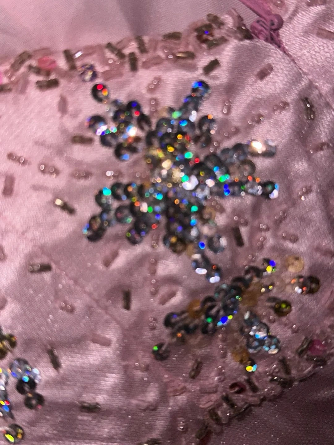 Adorable One Shoulder Pink Prom Dress Sequins Tulle A-Line Evening Dress GG6170