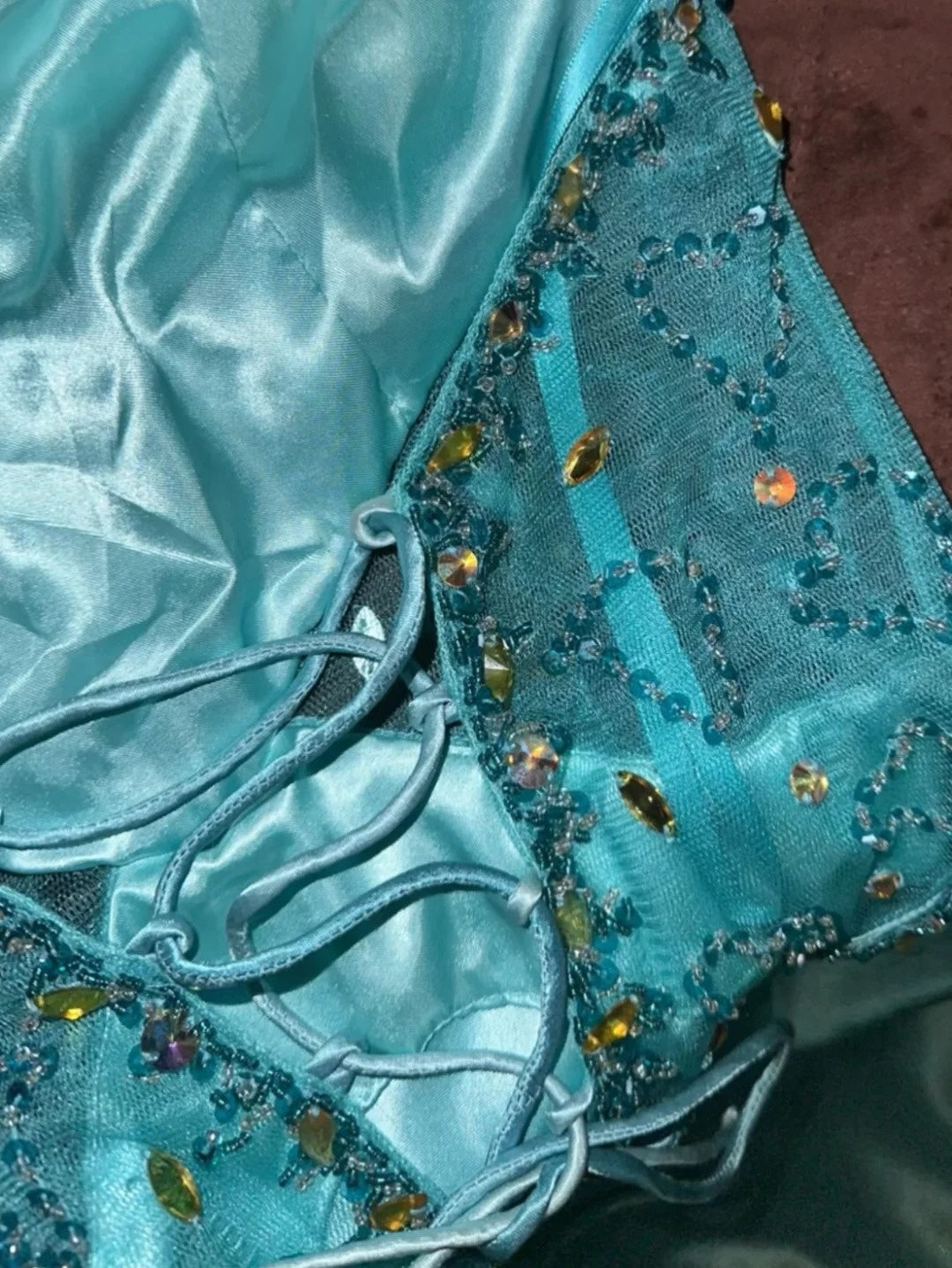 Chic Halter Neck Green Prom Dress Beading Mermaid Evening Dress GG6174