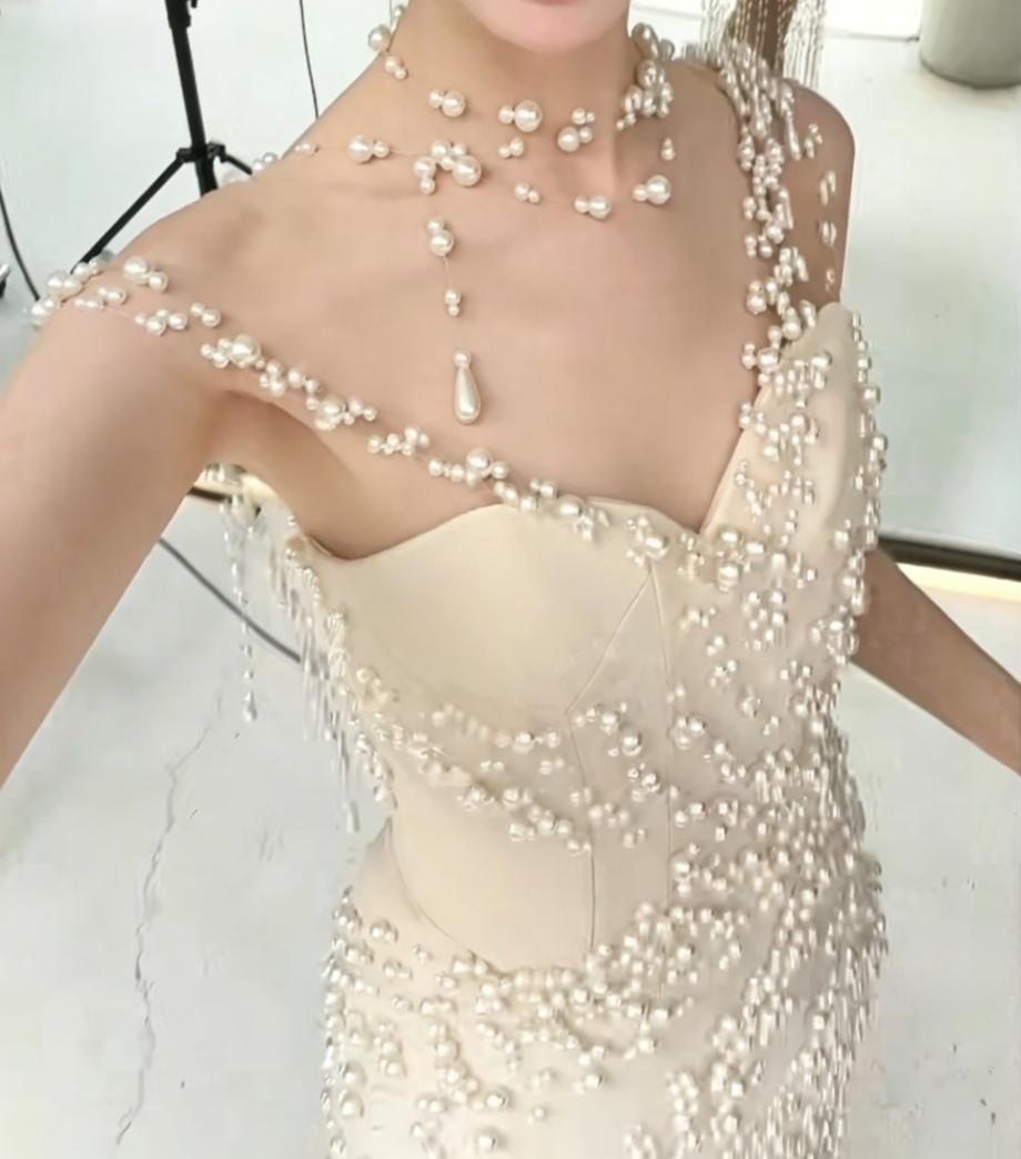 Playful One Shoulder Ivory Homecoming Dress Beading Tassel Sheath Birthday Dress GG6612