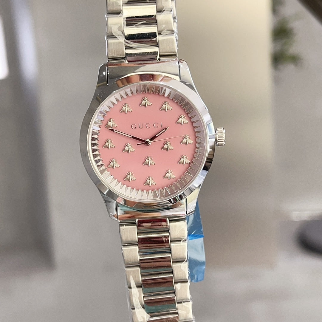 Gucci G Timeless Automatic Pink Dial 38Mm