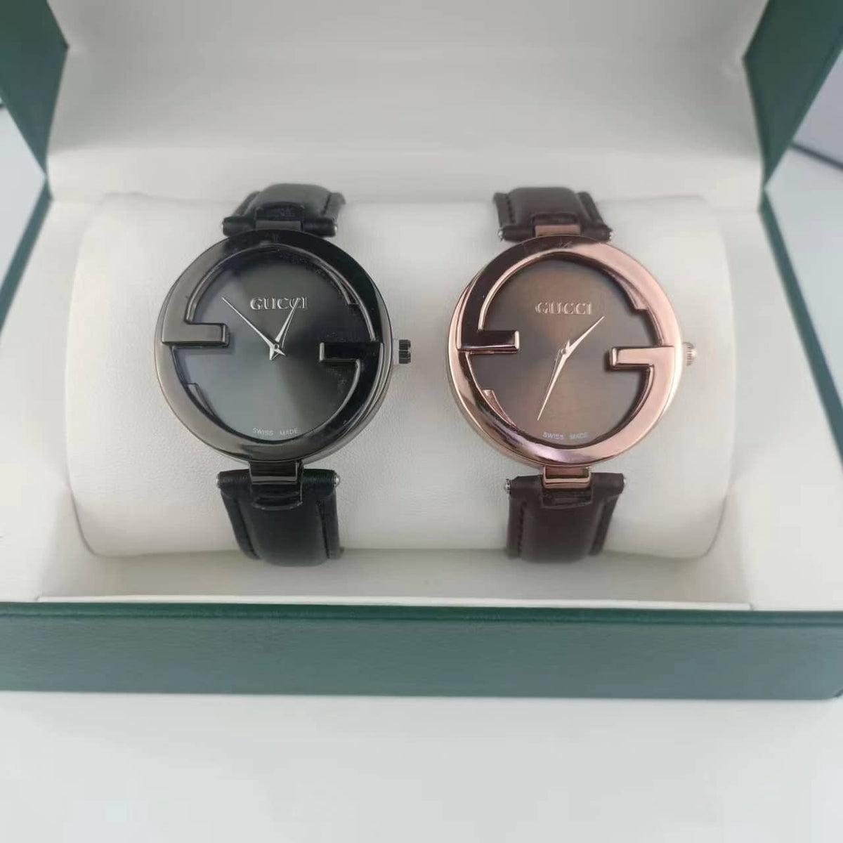 Gucci Interlocking Watch Brown Dial 29Mm