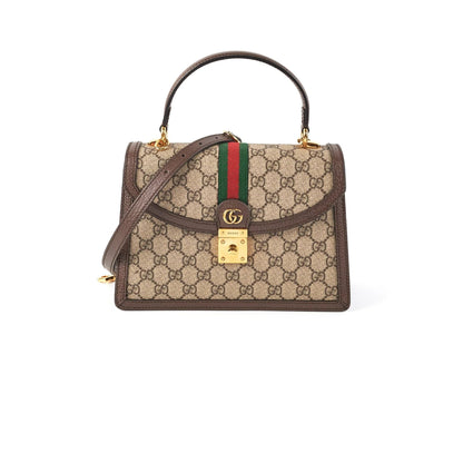 GGUCCI OPHIDIA TOP HANDLE SMALL BAG