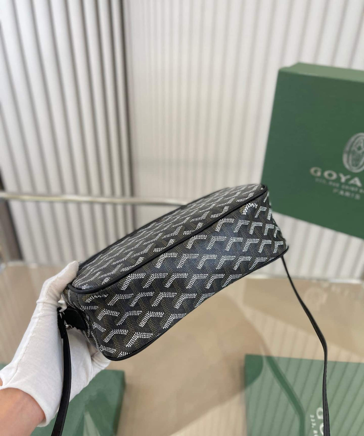 GOYARD CAP VERT PM BAG BLACK 22CM CAPVE2PMLTY01CL01P