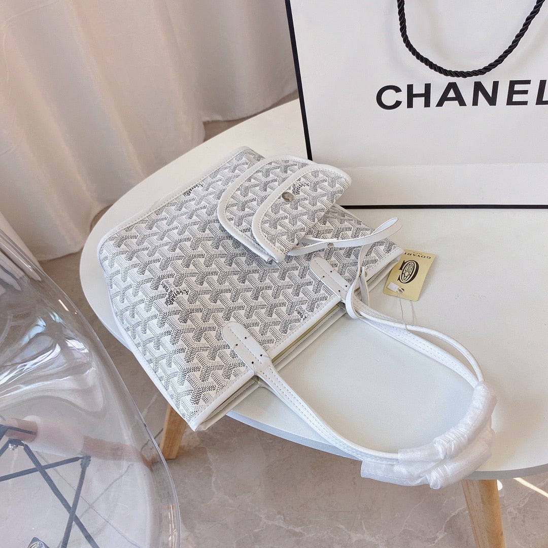 GOYARD ANJOU MINI BAG WHITE 21CM ANJOUSMINCG50TY50P