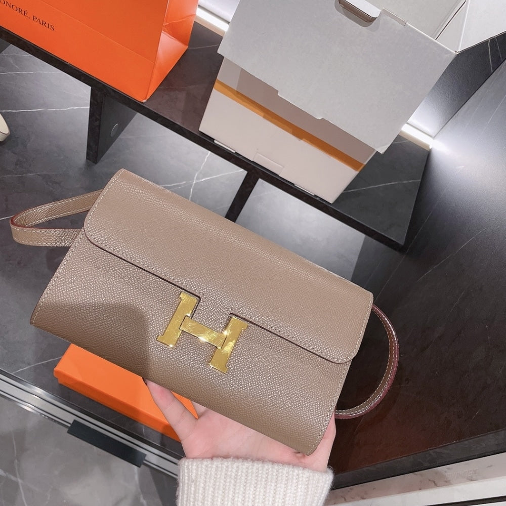 Hermes Constance To Go Epsom Etoupe 21Cm