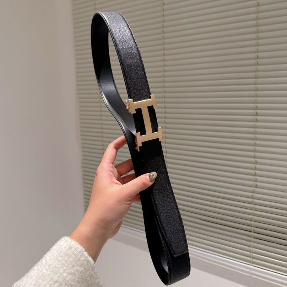Hermes Constance Belt Gold Hardware And Silver Hardware 38Mm
