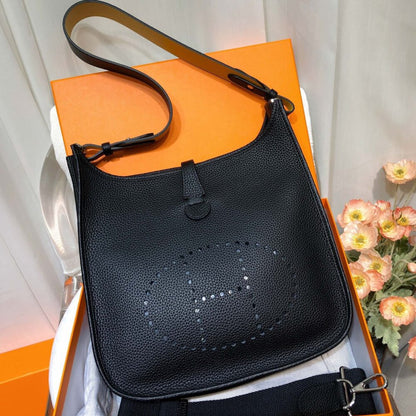 Hermes Evelyne 29 Clemence Black 25cm