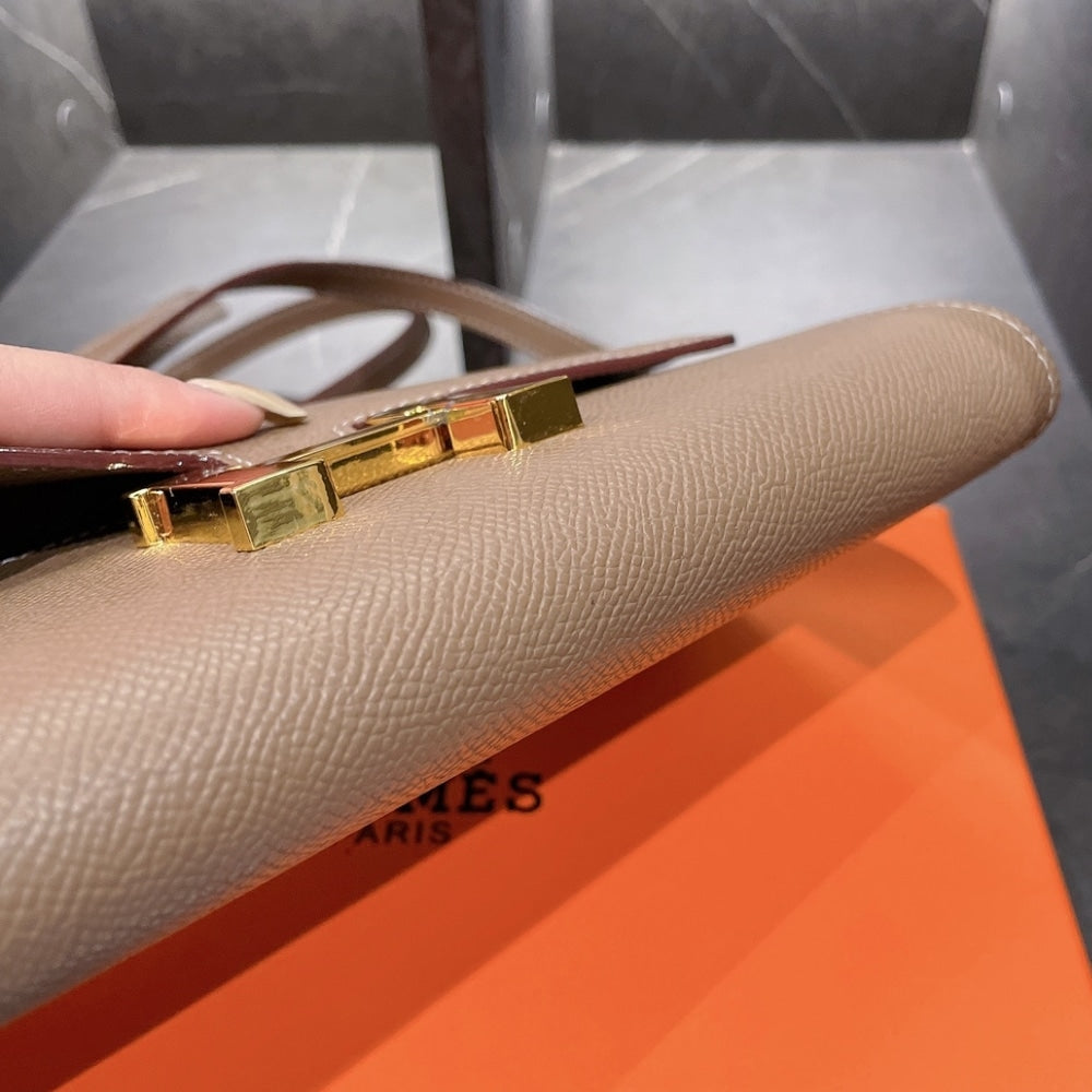 Hermes Constance To Go Epsom Etoupe 21Cm