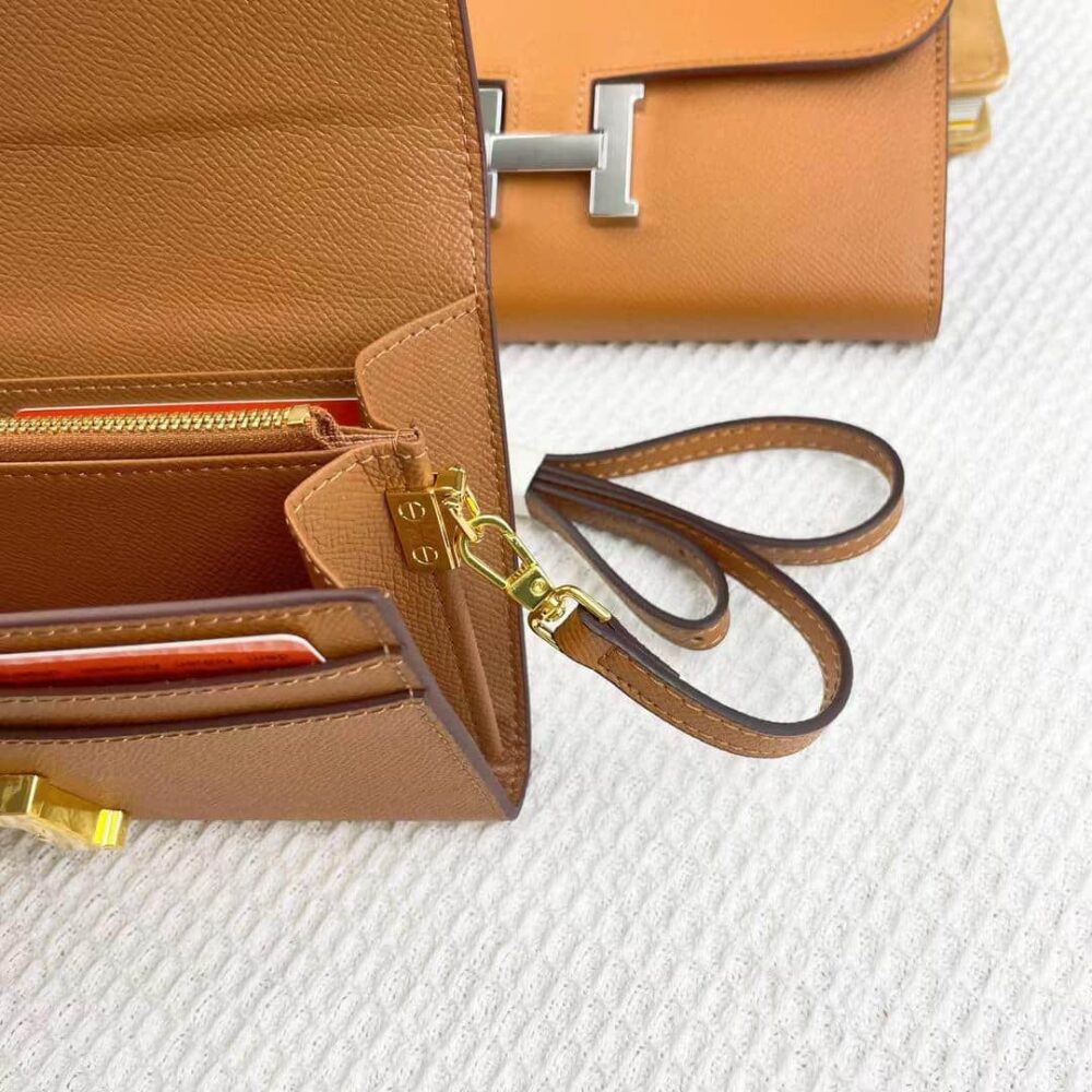 Hermes Constance Wallet To Go Gold Epsom Gold Hardware 21Cm