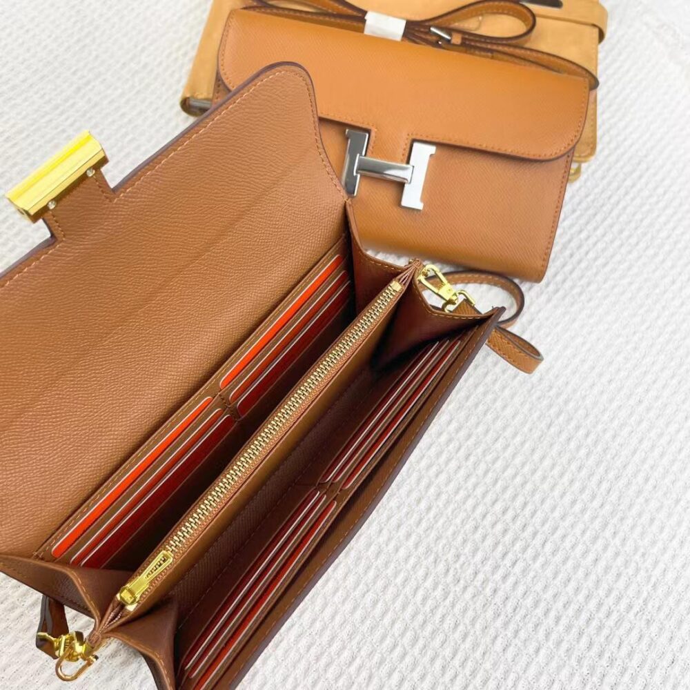 Hermes Constance Wallet To Go Gold Epsom Gold Hardware 21Cm