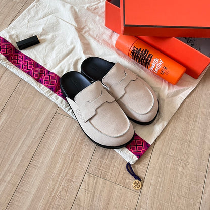 HERMES GO MULE BEIGE CAMEL H231222Z D1370